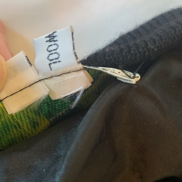 Vintage black fully embellished+ jewelled wool lined cardigan EUC - Picture 8 of 8